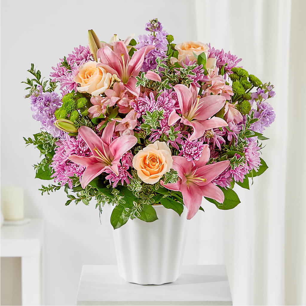 Supportive Embrace Tabletop Basket –  Floreria Principe De Paz Llc, Somerset NJ