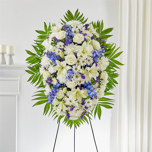 At Rest Standing Spray –  Floreria Principe De Paz Llc, Somerset NJ