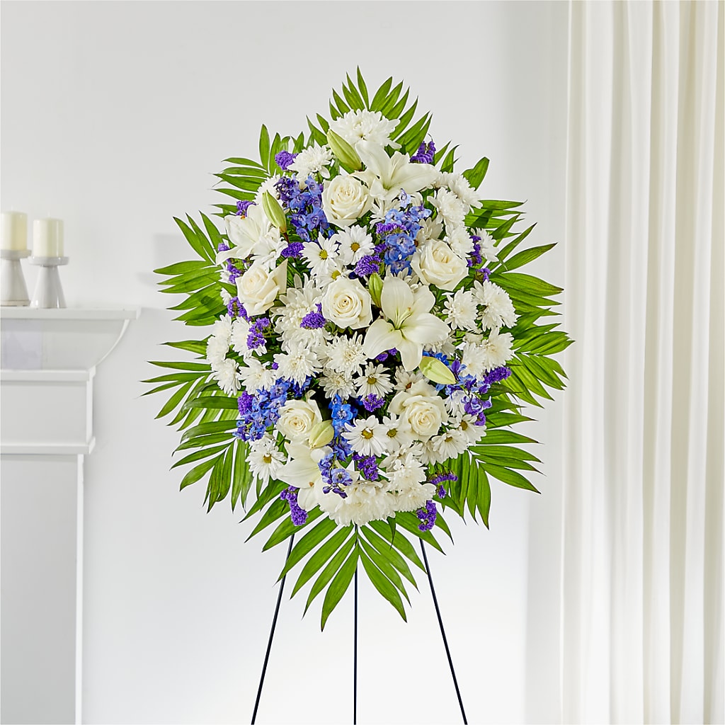 At Rest Standing Spray –  Floreria Principe De Paz Llc, Somerset NJ