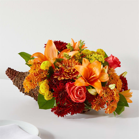 Bouquet of Blessings Cornucopia –  Floreria Principe De Paz Llc, Somerset NJ