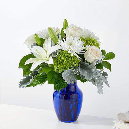 Snowy Dreams Bouquet –  Floreria Principe De Paz Llc, Somerset NJ