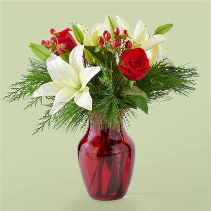 Evergreen Delight Bouquet –  Floreria Principe De Paz Llc, Somerset NJ