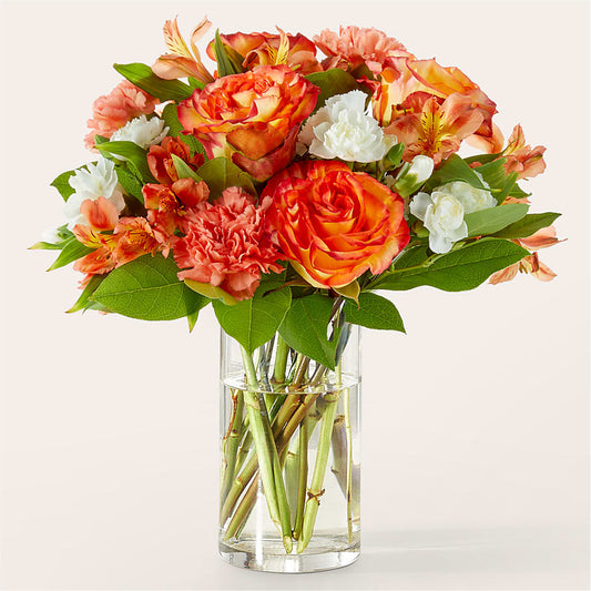 Apricot Glow Bouquet –  Floreria Principe De Paz Llc, Somerset NJ