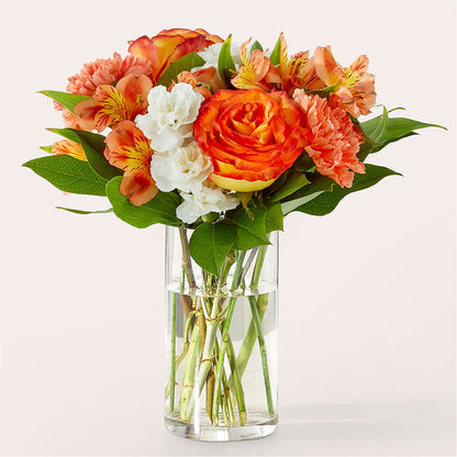 Apricot Glow Bouquet –  Floreria Principe De Paz Llc, Somerset NJ