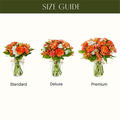 Apricot Glow Bouquet –  Floreria Principe De Paz Llc, Somerset NJ