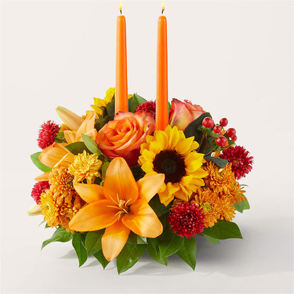 Grateful Centerpiece –  Floreria Principe De Paz Llc, Somerset NJ