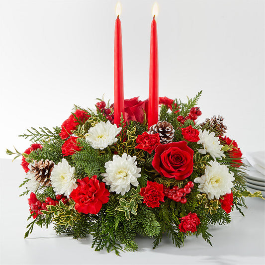 Holiday Soiree Centerpiece –  Floreria Principe De Paz Llc, Somerset NJ