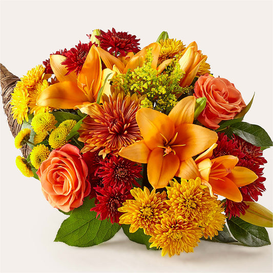 Feast of Color Cornucopia –  Floreria Principe De Paz Llc, Somerset NJ