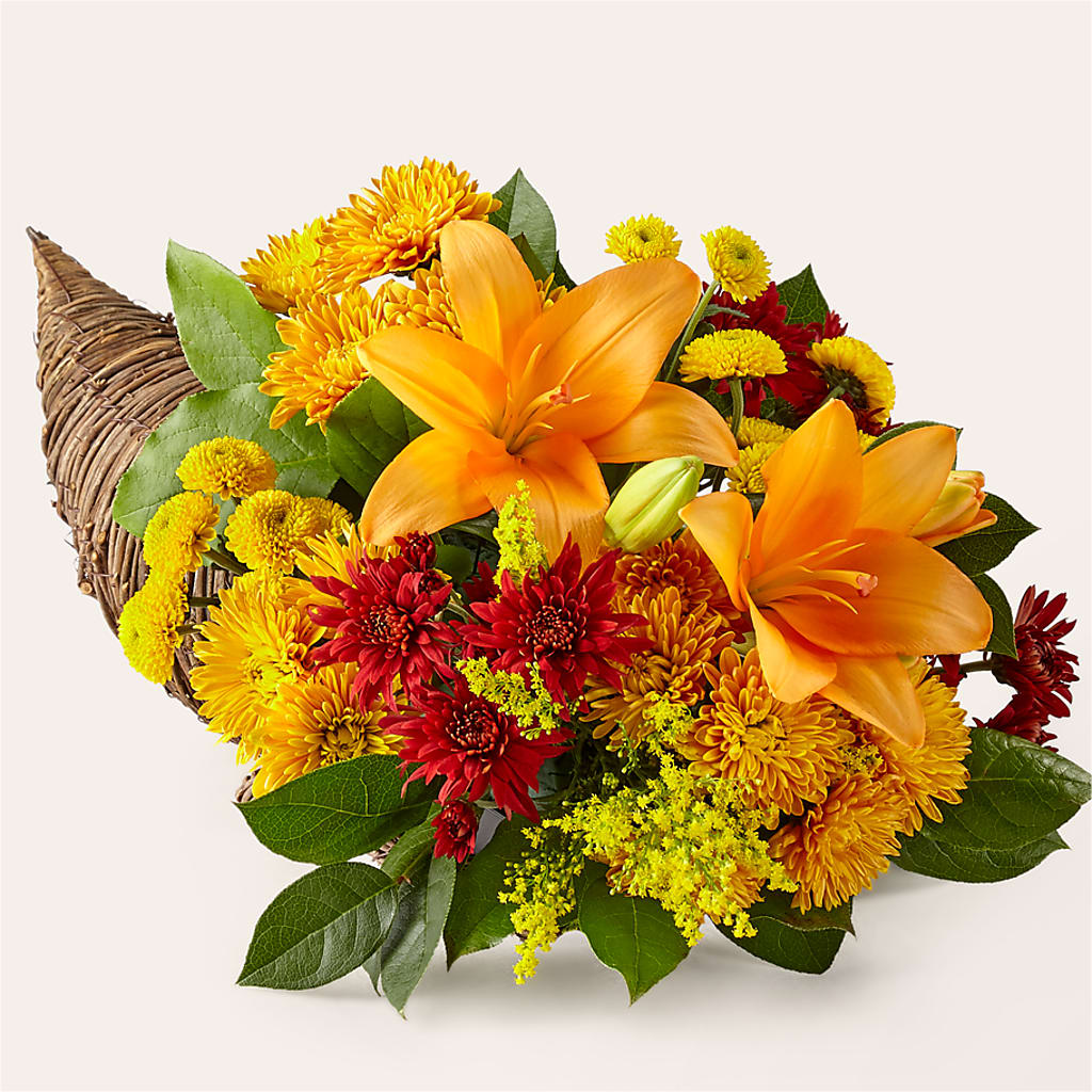 Feast of Color Cornucopia –  Floreria Principe De Paz Llc, Somerset NJ