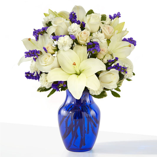 Sapphire Rush Bouquet –  Floreria Principe De Paz Llc, Somerset NJ
