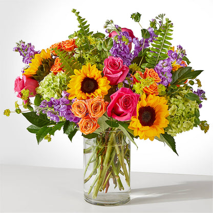 Vibrant Greetings Bouquet –  Floreria Principe De Paz Llc, Somerset NJ