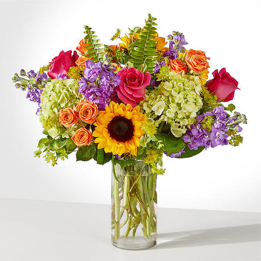 Vibrant Greetings Bouquet –  Floreria Principe De Paz Llc, Somerset NJ