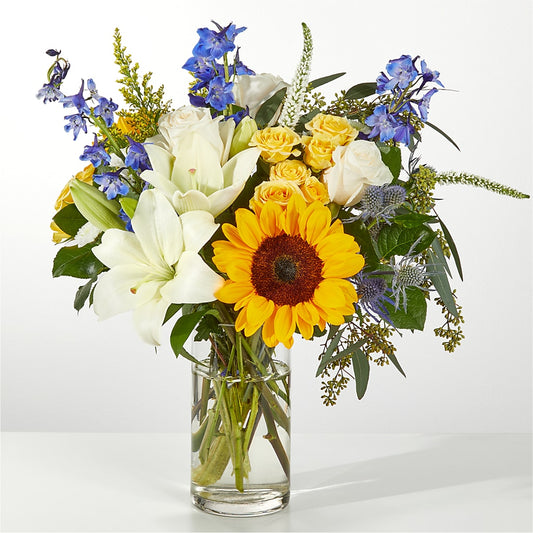 Wonderfully Sunny Bouquet –  Floreria Principe De Paz Llc, Somerset NJ