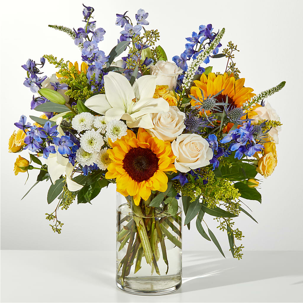 Wonderfully Sunny Bouquet –  Floreria Principe De Paz Llc, Somerset NJ