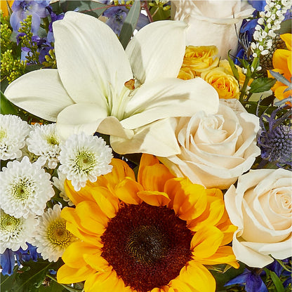 Wonderfully Sunny Bouquet –  Floreria Principe De Paz Llc, Somerset NJ