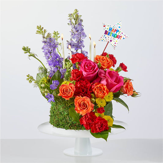 Best Year Yet Floral Cake –  Floreria Principe De Paz Llc, Somerset NJ