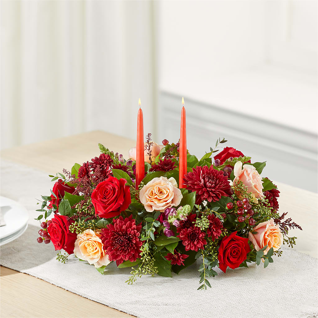 Most Thankful Centerpiece –  Floreria Principe De Paz Llc, Somerset NJ