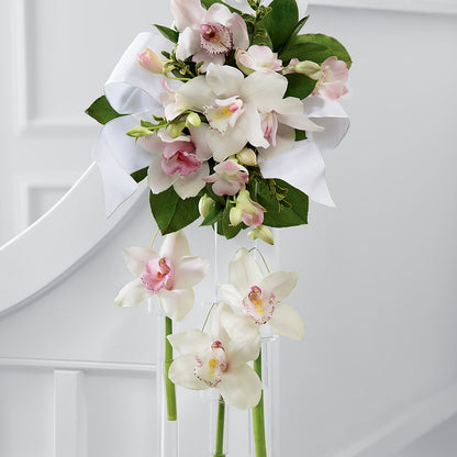 Perfect Entrance Pew Arrangement –  Floreria Principe De Paz Llc, Somerset NJ