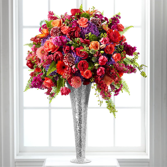 Flower Jeweled Arrangement –  Floreria Principe De Paz Llc, Somerset NJ