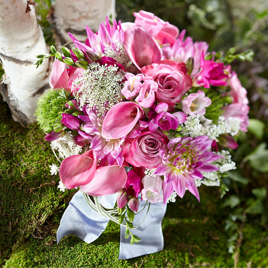 Pink Profusion Bouquet –  Floreria Principe De Paz Llc, Somerset NJ