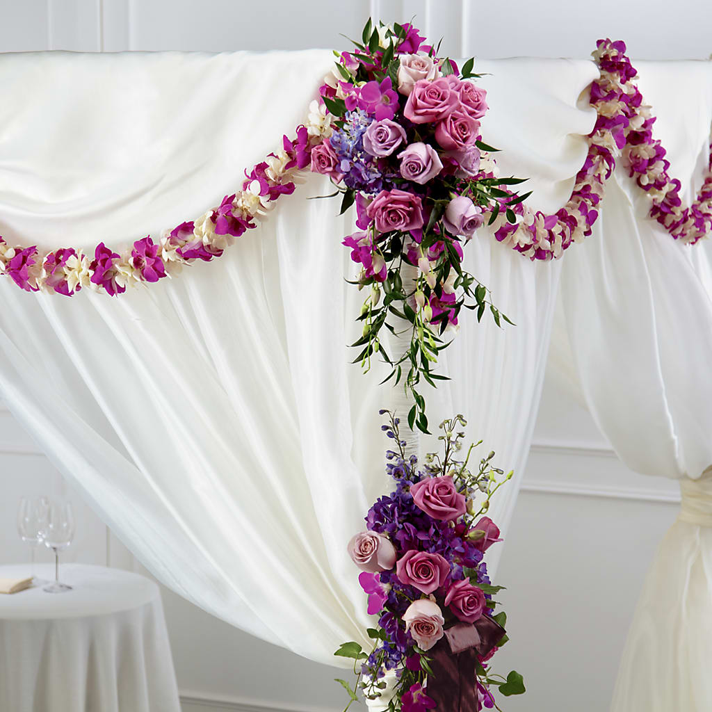Color & Light Chuppah Decor –  Floreria Principe De Paz Llc, Somerset NJ