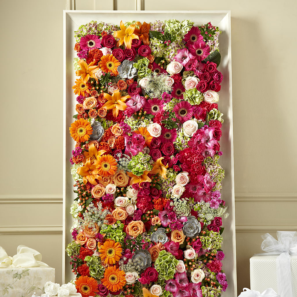 Fresh Picked Floral Wall –  Floreria Principe De Paz Llc, Somerset NJ