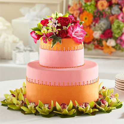 Sweet Citrus Cake Decor –  Floreria Principe De Paz Llc, Somerset NJ