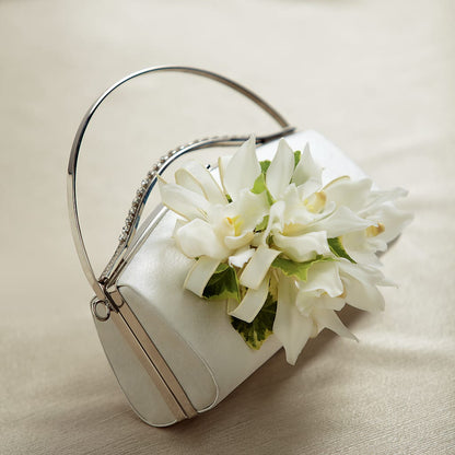 White Purse Decor –  Floreria Principe De Paz Llc, Somerset NJ