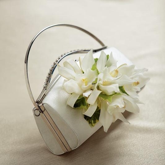 White Purse Decor –  Floreria Principe De Paz Llc, Somerset NJ